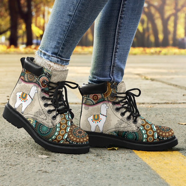 Llama - Vintage Mandala Asboot - Love All Season Boots