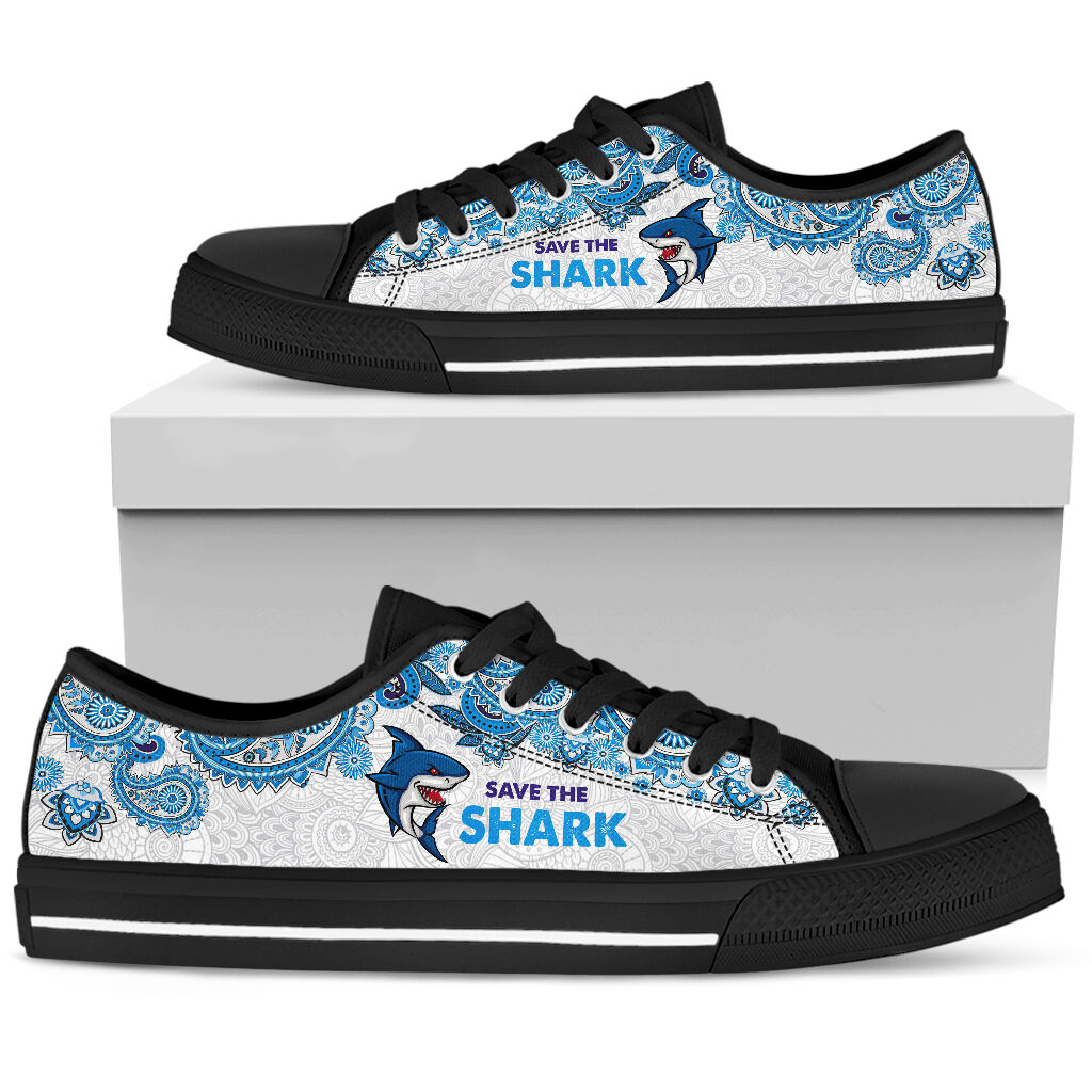 Save The Shark - Shark Low Top Shoe - Love Love Top Shoes