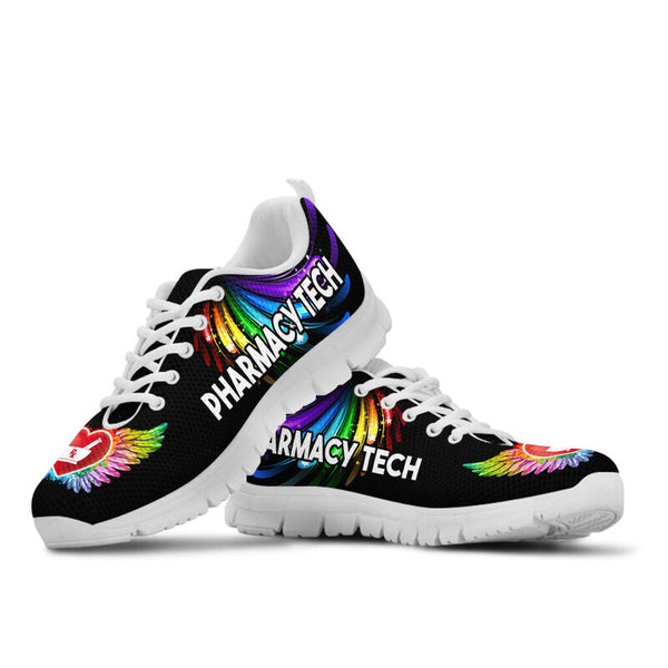 Pharmacy Tech Wings Sneakers, Running Shoes, Shoes For Women, Shoes For Men, Custom Shoes, L- Love Sneakers