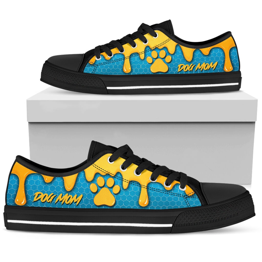 Dog Mom Honey Dripping - Low Top Shoe - Love Love Top Shoes