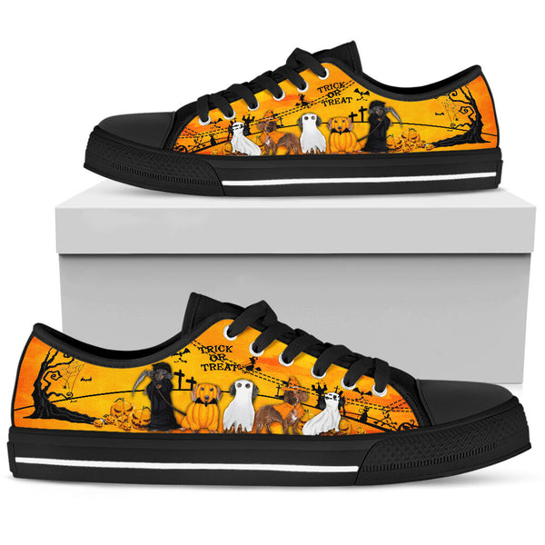 Dachshund Halloween - Low Top - NndShoe - Love Love Top Shoes