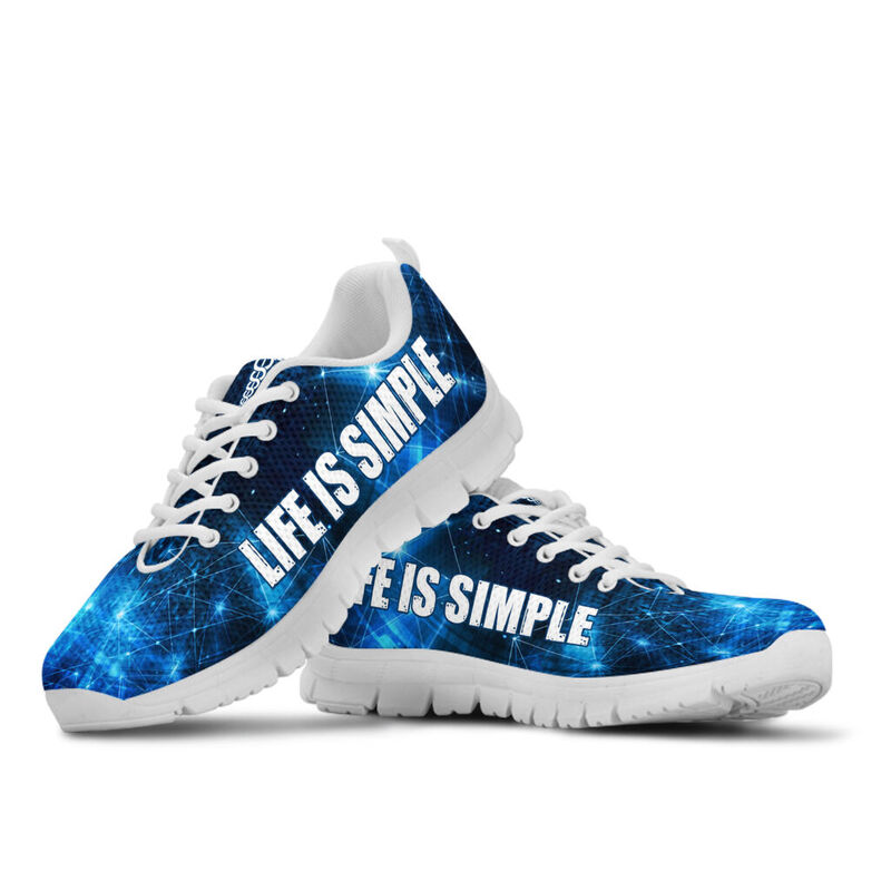 Nurse - Life Is Simple Sneakers, Running Shoes, Shoes For Women, Shoes For Men, Custom Shoes- Love Sneakers