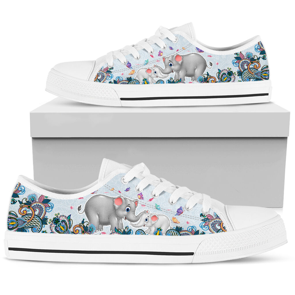Elephant Paisley Low Top Shoes