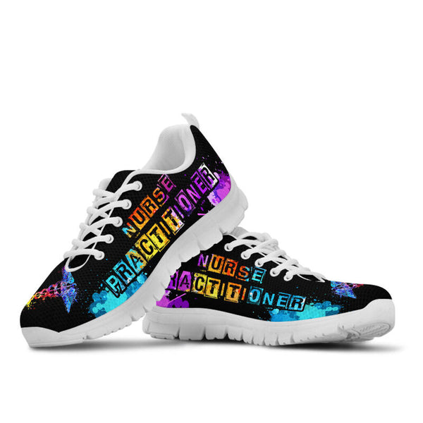 Nurse Practitoner Art Hb Kd Sneakers, Running Shoes, Shoes For Women, Shoes For Men, Custom - Love Sneakers
