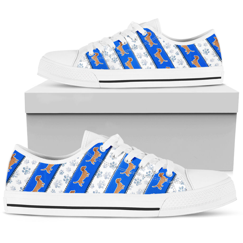 Dachshund Funny Line - Low Top Shoe - Love Love Top Shoes