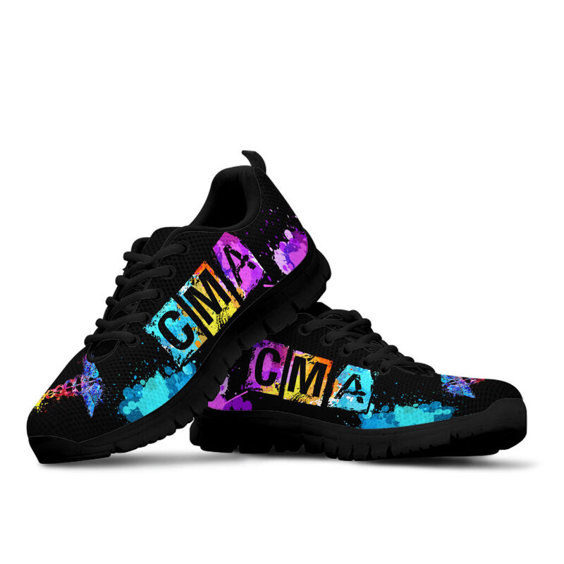 Cma Art Heart Beat Sneakers, Running Shoes- Love Sneakers