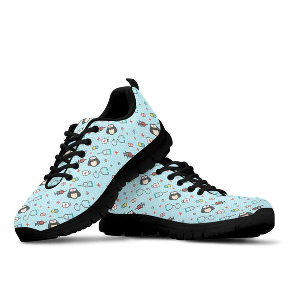 Nurse Partten Sneakers, Running Shoes, Shoes For Women, Shoes For Men, Custom Shoes, L- Love Sneakers