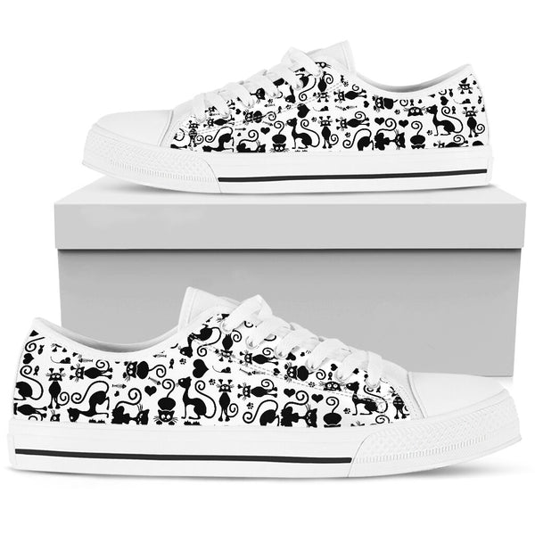 Cats White Low Top Shoes