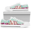 Pig Flower Butterfly Low Top  Shoes