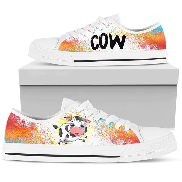 Cow Color Halftone - Low Top - Nnd Shoe - Love Love Top Shoes