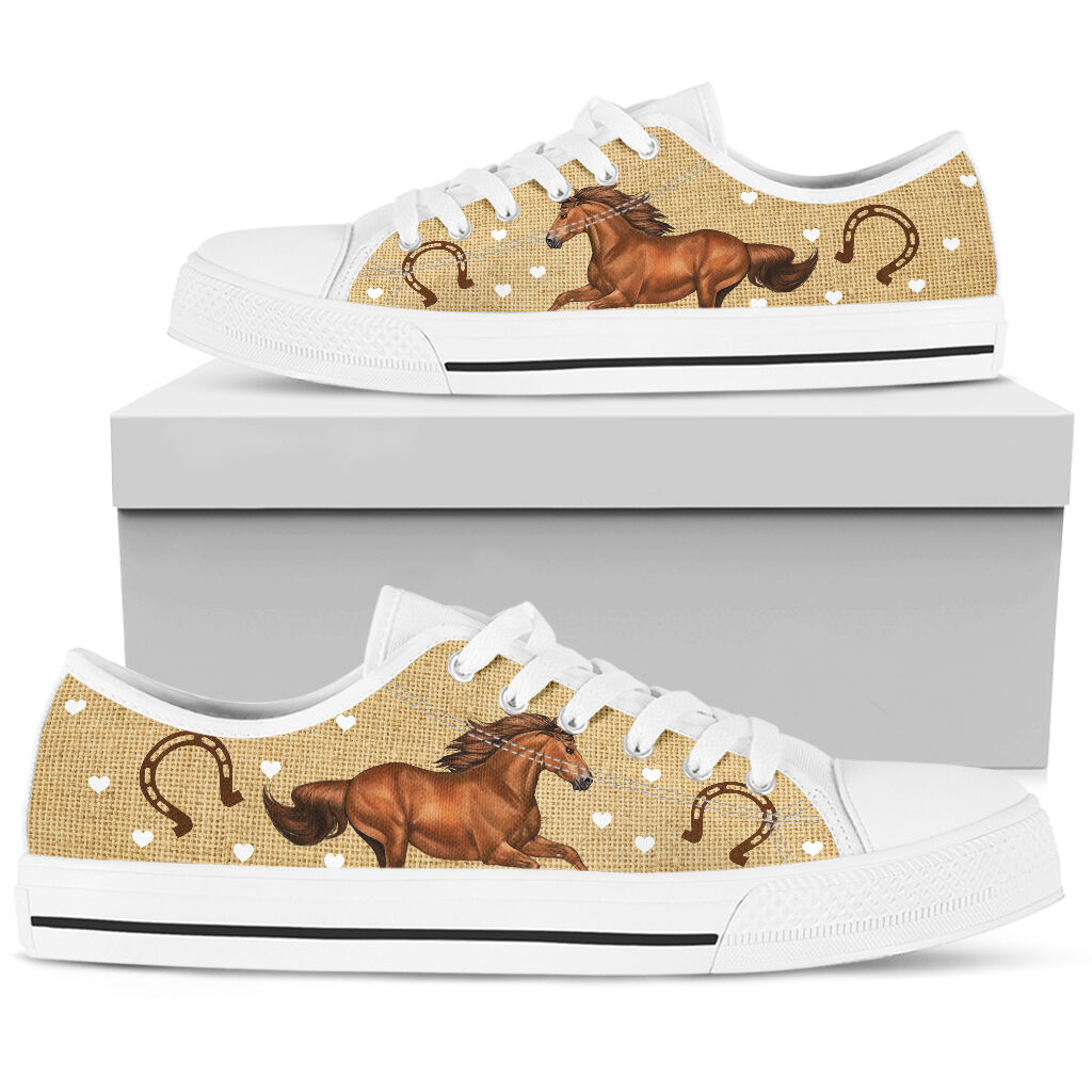 Horse Heart Low Top  Shoes