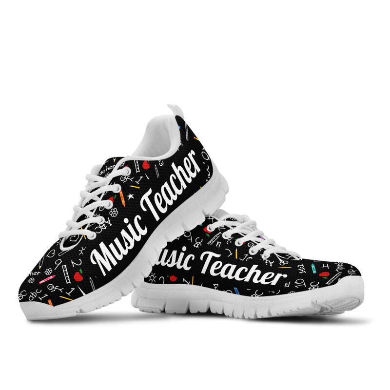 Music Teacher Hb Sneakers, Running Shoes, Shoes For Women, Shoes For Men, Custom Shoes, L- Love Sneakers