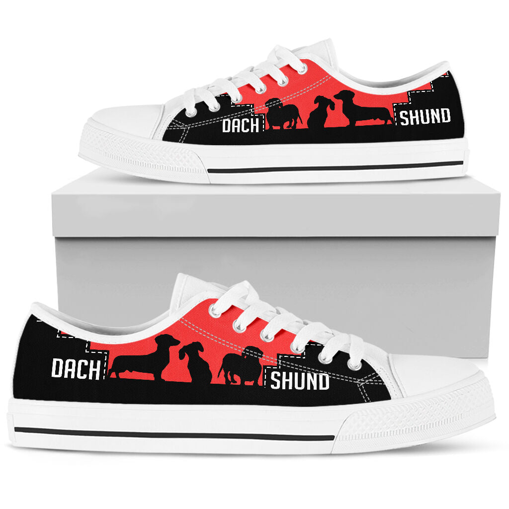 Dachshund Step - Low Top Shoe - Love Love Top Shoes