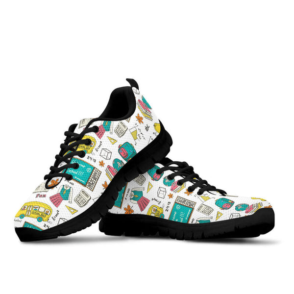 Teacher Themed Partten Shoes Sneakers, Running Shoes, Shoes For Women, Shoes For Men, Custo- Love Sneakers