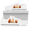 Chicken Watercolor Art Low Top  Shoes