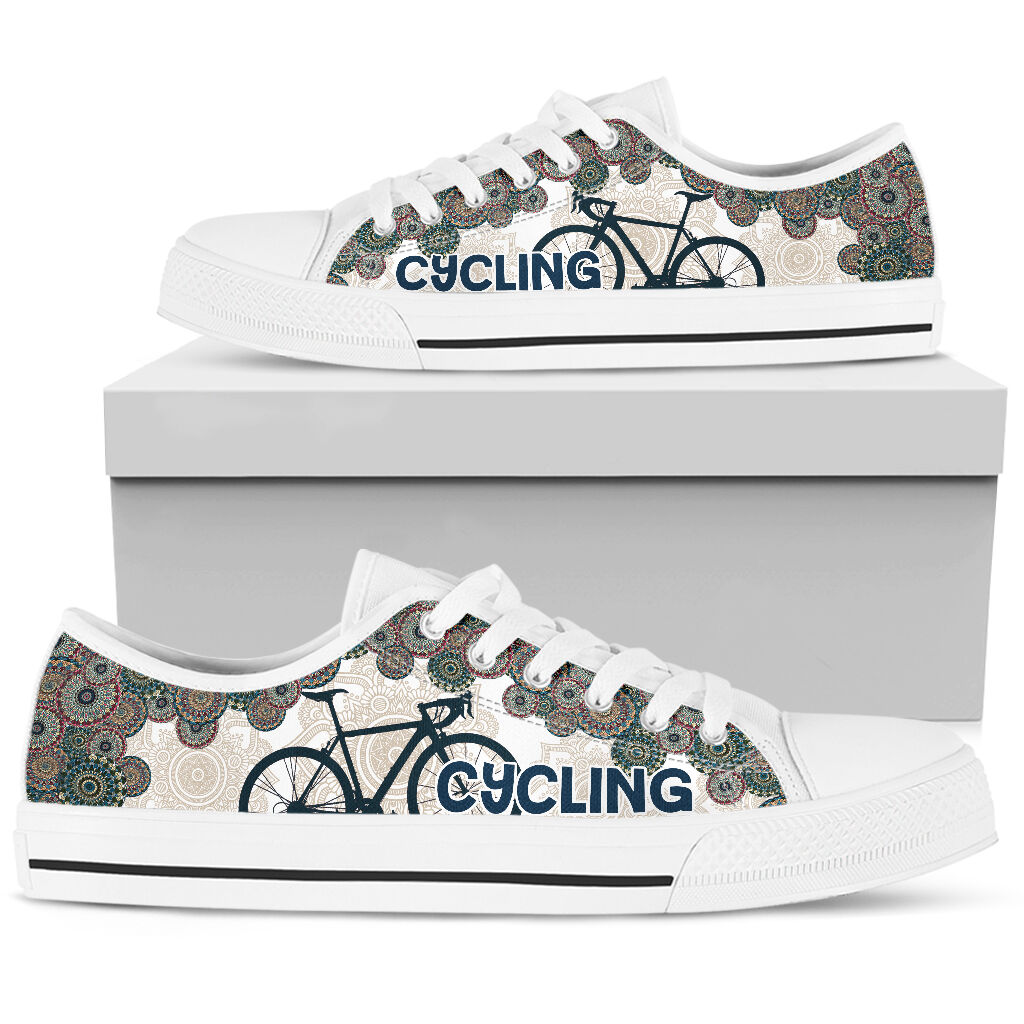 Cycling Mandala - Low Top Shoe - Love Love Top Shoes