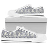 Elephants Vintage Patterns Low Top Shoes