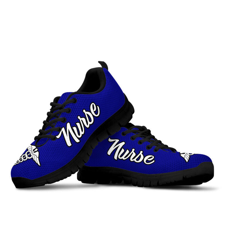 Nurse- Navy Blue Kd Sneakers, Running Shoes, Shoes For Women, Shoes For Men, Custom Shoes, L- Love Sneakers