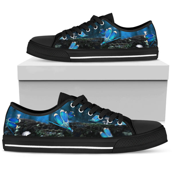 Dragonfly Background Low Top Shoe Shoes