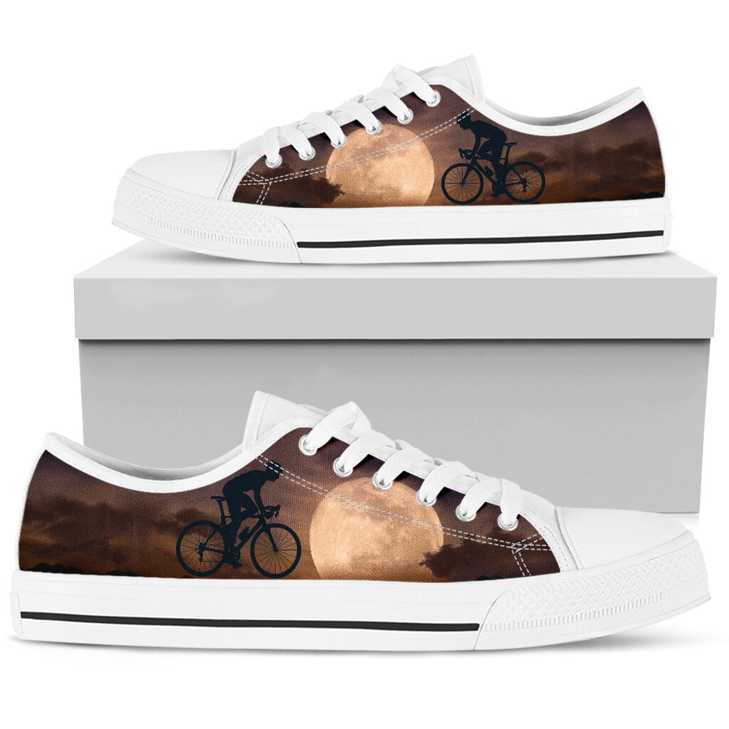Cycling Moon - Low Top Shoe - Love Love Top Shoes