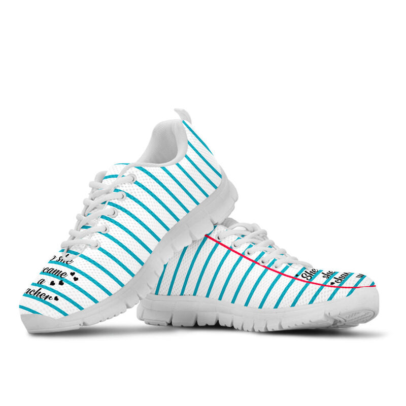 So She Became A Teacher Shoes Sneakers, Runni- Love Sneakers