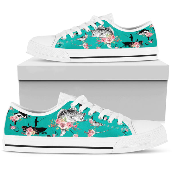 Low Top - Fishing - TurquoiseShoe - Love Love Top Shoes