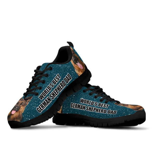 German Shepherd Dad Sneakers, Runni- Love Sneakers