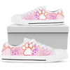 Dog Paw Flower - Low Top Shoe - Love Love Top Shoes