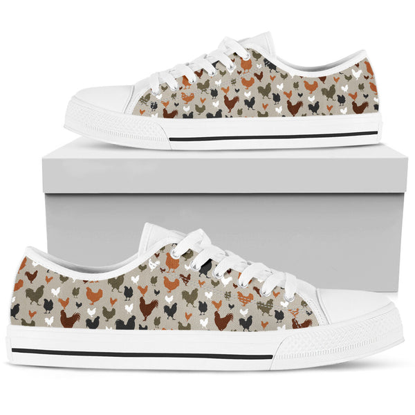 Chicken Pattern Low Top Shoes