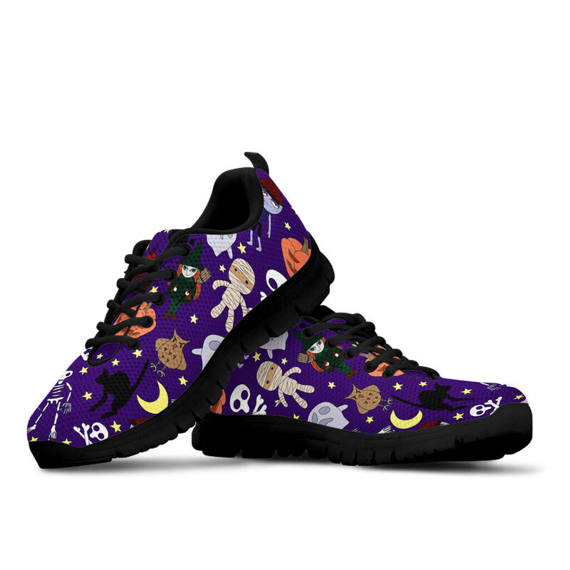Nurse Halloween Pattern Sneaker Sneakers, Running Shoes, Shoes For Women, Shoes For Men, Cu- Love Sneakers