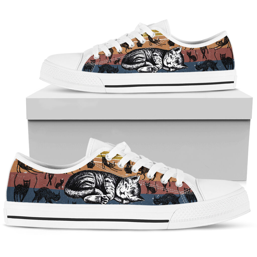 Low Top - Cat - Vintage Shoe - Love Love Top Shoes