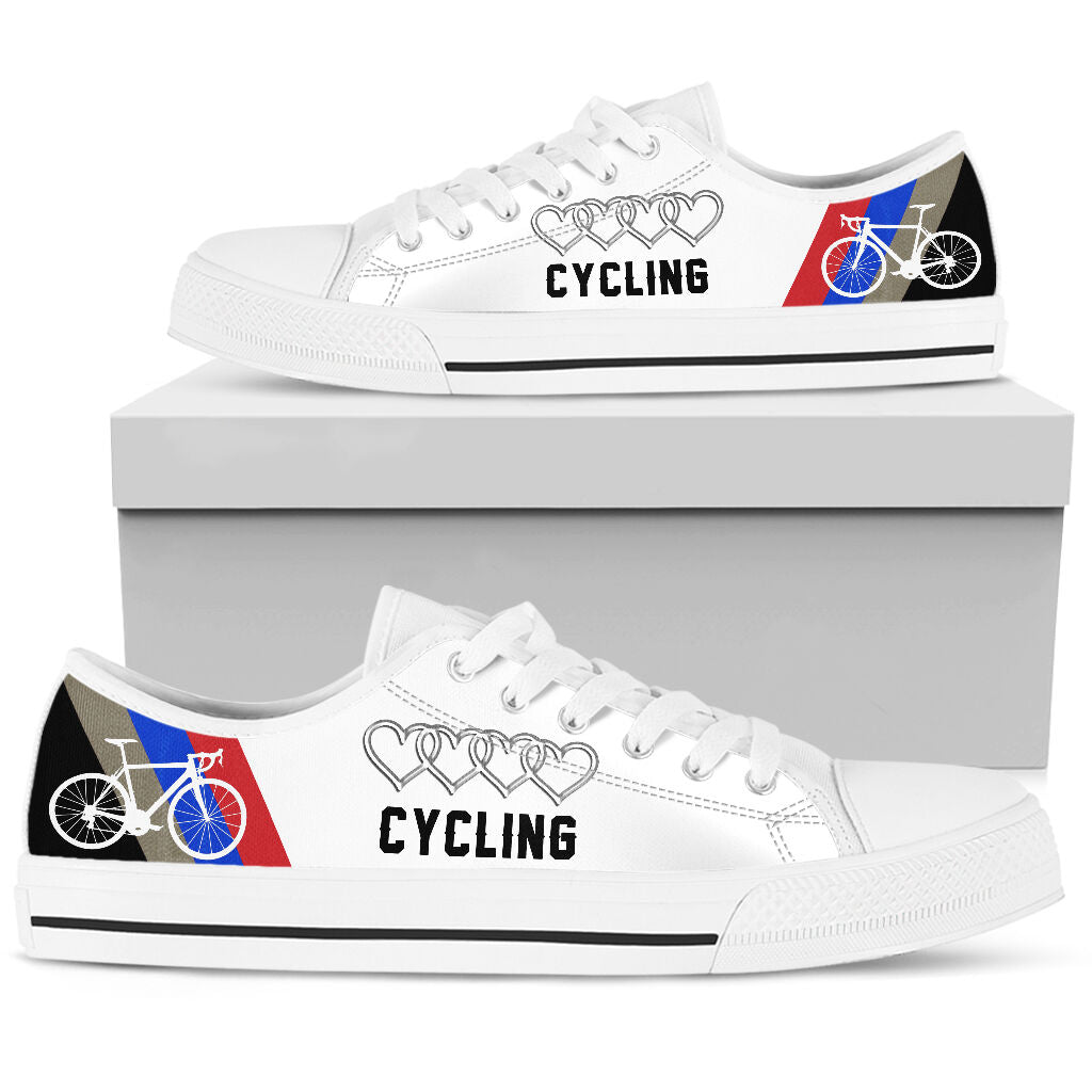 Cycling 4 Heart - Low Top Shoe - Love Love Top Shoes