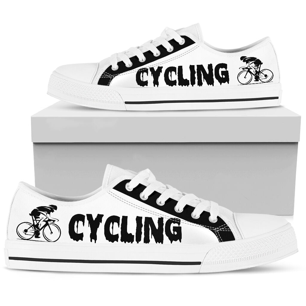 Cycling White - Low Top Shoe - Love Love Top Shoes