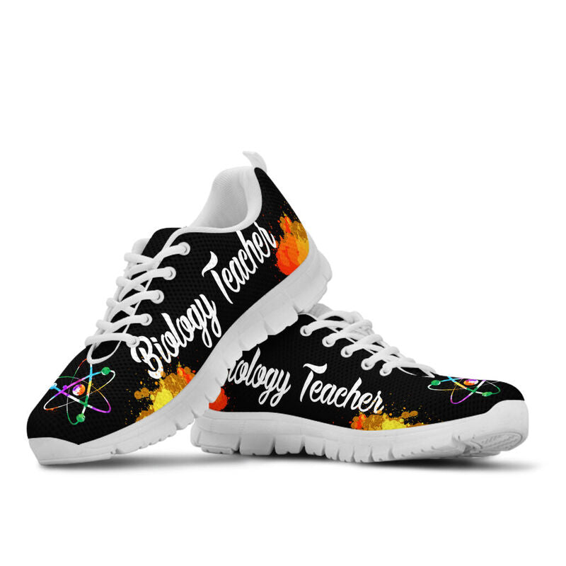 Biology Teacher Art Shoes Sneakers, Running - Love Sneakers