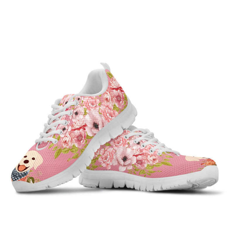 Dt Labrador Flower Shoes Sneakers, Running - Love Sneakers