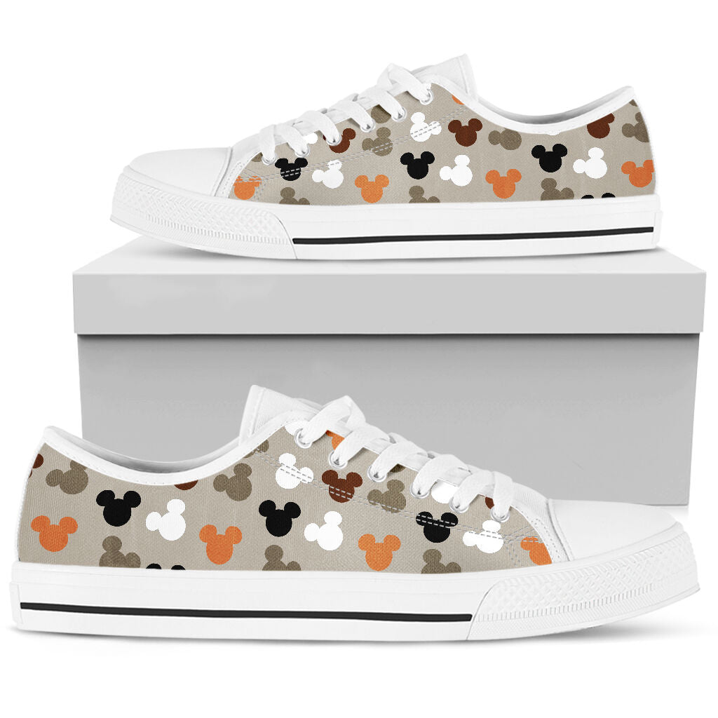 Mouse Pattern - Low Top Shoe - Love Love Top Shoes