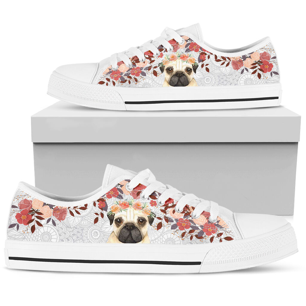 Pug Low Top Shoe - Love Love Top Shoes