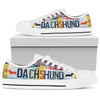 Dachshund Low Top Shoes - Love Low Top Shoes