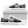 Elephant Paisley Black White Low Top  2 Shoes