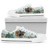 Dachshund Mandala Butterfly - Low Top Shoe - Love Love Top Shoes