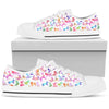 Dog Watercolor Silhouette Low Top - TlShoes