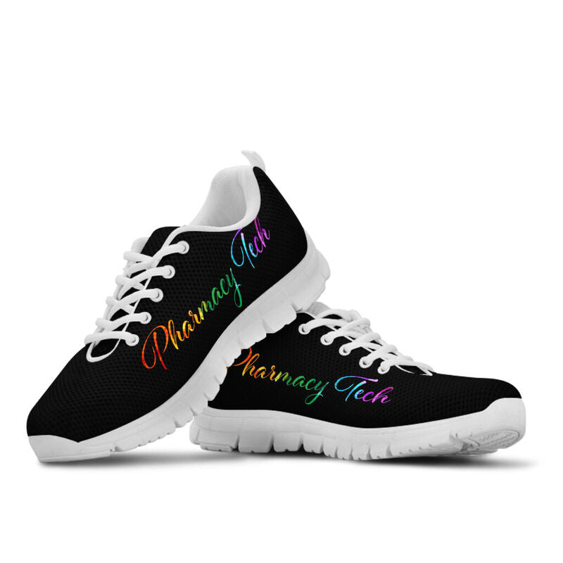 Pharmacy Tech Heart Color Sneakers, Running Shoes, Shoes For Women, Shoes For Men, Custom Sh- Love Sneakers