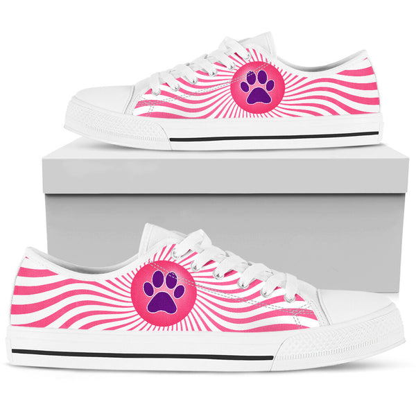 Dog Mom Spiral - Low Top Shoe - Love Love Top Shoes