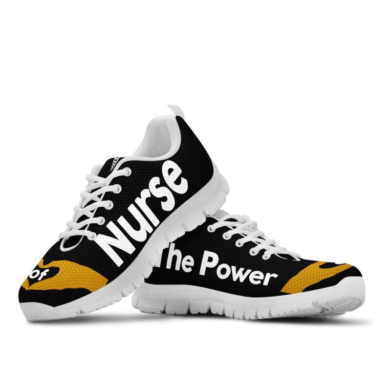 Nurse The Power Sneakers, Running Shoes, Shoes For Women, Shoes For Men, Custom Shoes, L- Love Sneakers