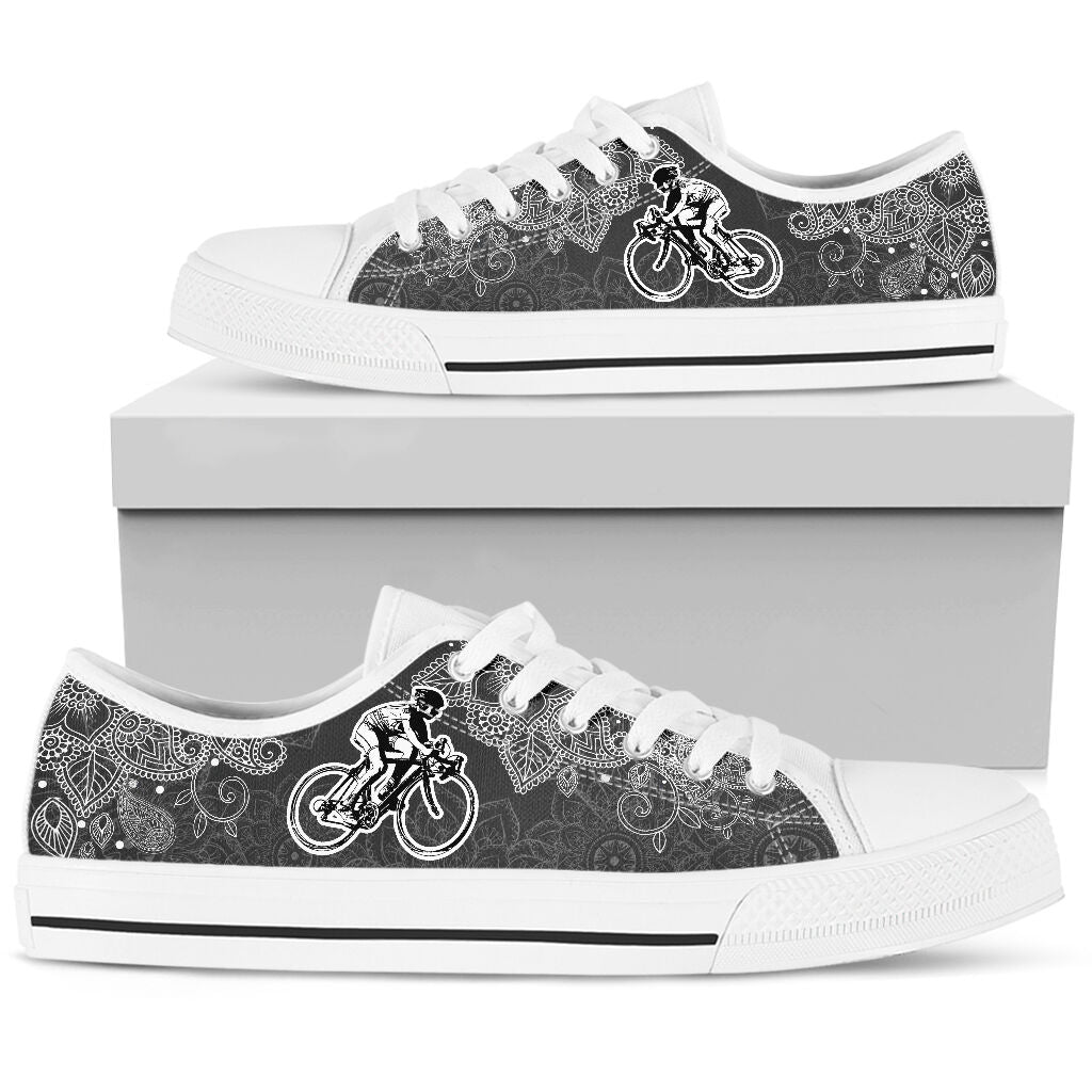Cycling Mandala Low Top Shoe - Love Love Top Shoes