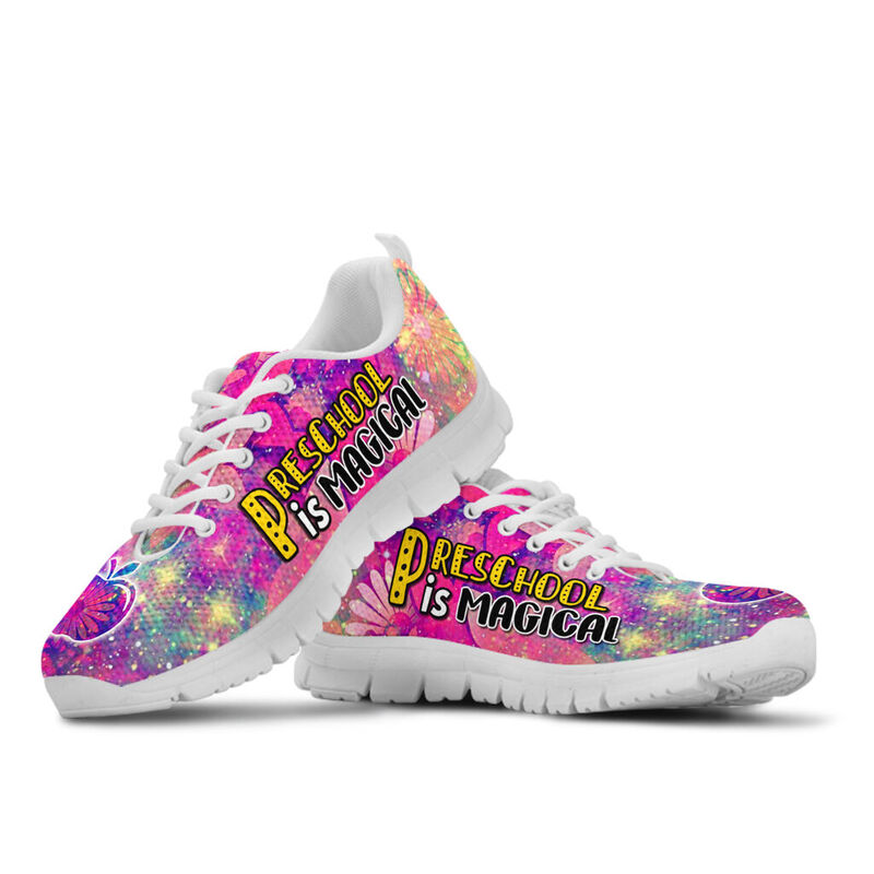 Preschool Is Magical Sneakers, Running Shoes, Shoes For Women, Shoes For Men, Custom Shoes,- Love Sneakers