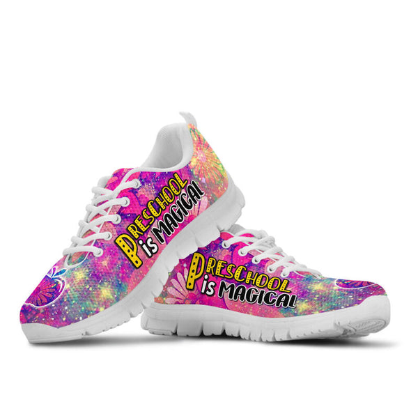 Preschool Is Magical Sneakers, Running Shoes, Shoes For Women, Shoes For Men, Custom Shoes,- Love Sneakers