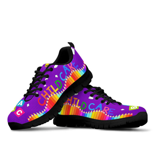 Child Care Abc Purple Shoes Sneakers, Running S- Love Sneakers