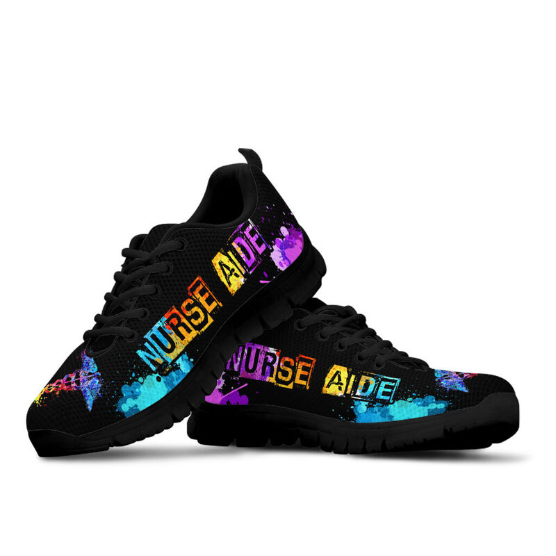 Nurse Aide Art Hb Kd Sneakers, Running Shoes, Shoes For Women, Shoes For Men, Custom Shoes,- Love Sneakers