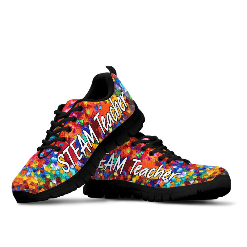 Stean Teacher Paint Art Kd Sneakers, Runni- Love Sneakers